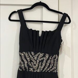 Roberto Cavalli Black Sequin Embellished Midi Dress